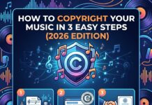 How to Copyright Your Music in 3 Easy Steps (2026 Guide)