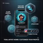 Tidal Artist Home Setup Guide: Update Bio & High-Res Profiles
