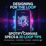 Spotify Canvas Specs & 3D Loop Tips to Drive Saves