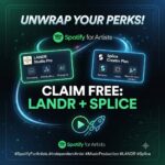 Claim LANDR Studio Pro & Splice Creator Plan via Spotify