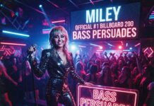 Miley Claims #1 on Billboard 200 with Bass Persuades