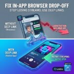 How to Fix In-App Browser Drop-Off with Deep Links for Music