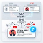 How to Merge YouTube Topic Channels Into an Official Artist Channel